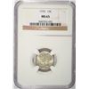 Image 1 : 1935 MERCURY DIME NGC MS65