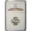Image 1 : 1938 MERCURY DIME NGC MS65