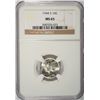 Image 1 : 1944-S MERCURY DIME NGC MS65