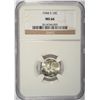 Image 1 : 1944-S MERCURY DIME NGC MS66