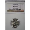 Image 1 : 1945-D MERCURY DIME NGC MS65 FB