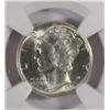 Image 2 : 1945-D MERCURY DIME NGC MS66