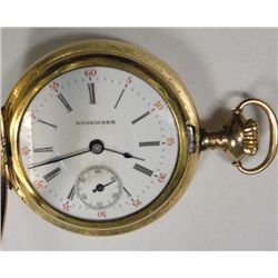 Edgemere Ladies Hunting Case Pocket Watch, O size 15 jewel, No crystal,
