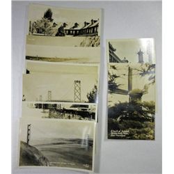 Circa 1940's Vacation Post Cards features San Francisco ( 9 cards)
