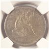 Image 2 : 1855 ARROWS SEATED LIBERTY QUARTER NGC AU-55