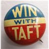 Image 1 : "Win with Taft" Campaign Button 3/4"