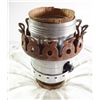 Image 3 : Beautiful "Gone with the Wind" Style Lamp. 18" tall, Dutch Scene, Electric