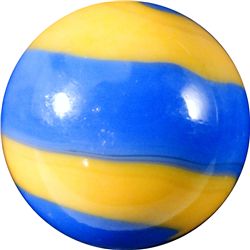 Marbles: Lot 29. Akro Agate Company. Corkscrew. 11/16". Mint 9.3.