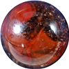 Image 3 : Marbles: Lot 30. Akro Agate Company. "Oxblood" Experimental. 23/32". Mint 9.7.