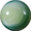 Image 3 : Marbles: Lot 32. Akro Agate Company. Limeade. 27/32". Mint 9.8.