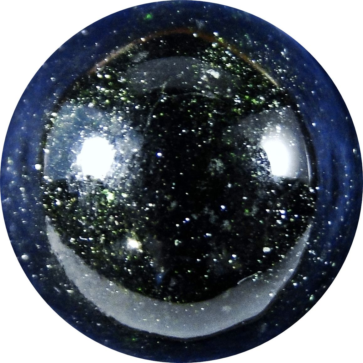 Marbles Lot 37. Master Glass Company. Aventurine Opaque. 19/32". Mint