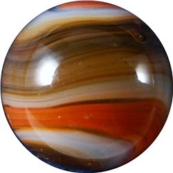 Marbles: Lot 43. Akro Agate Company. Corkscrew. 5/8". Mint (9.8).