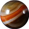 Image 2 : Marbles: Lot 43. Akro Agate Company. Corkscrew. 5/8". Mint (9.8).
