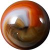 Image 4 : Marbles: Lot 43. Akro Agate Company. Corkscrew. 5/8". Mint (9.8).
