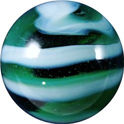 Marbles: Lot 47. Akro Agate Company. Corkscrew. 11/16". Mint (9.8).