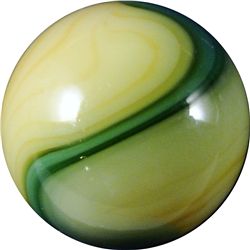 Marbles: Lot 48. Akro Agate Company. Corkscrew. 5/8". M- 9.2.