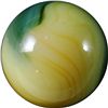 Image 3 : Marbles: Lot 48. Akro Agate Company. Corkscrew. 5/8". M- 9.2.