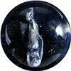 Image 3 : Marbles: Lot 52. Sulphide. Billy Goat. 1-13/16". Polished.