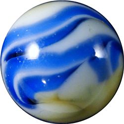 Marble: Lot 74. Alley Companies. Swirl. 9/16 . Mint 9.9.