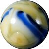 Image 4 : Marble: Lot 74. Alley Companies. Swirl. 9/16". Mint 9.9.