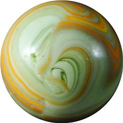 Marble: Lot 87. Christensen Agate. Striped Opaque. 5/8 . NM 8.6.