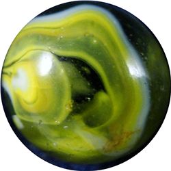 Marble: Lot 104. Champion Agate Company. Swirl. 19/32 . Mint- 9.0.