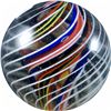 Image 2 : Marbles: Lot 107. Swirl. Divided Core. 1-13/16". Buffed.