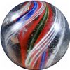 Image 2 : Marbles: Lot 114. Swirl. Divided Core. 1-9/16". Good- 7.1.