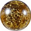 Image 1 : Marbles: Lot 122. Mica. Yellow. Single Pontil. 1-3/16". Mint 9.7.