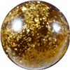 Image 2 : Marbles: Lot 122. Mica. Yellow. Single Pontil. 1-3/16". Mint 9.7.