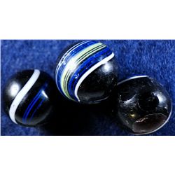 Marbles: Lot 130. 3 Indians. NM+ to NM-.