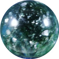 Marbles: Lot 132. Mist with Mica. 11/16". Mint 9.5.