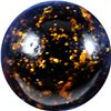 Image 1 : Marbles: Lot 136. Rust Mica. 21/32". Mint 9.8.