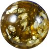 Image 1 : Marbles: Lot 139. Yellow Mica. 23/32". Mint- 9.2.