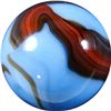 Image 1 : Marbles: Lot 148. Christensen Agate. Swirl. 19/32". Mint 9.9.