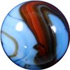 Image 3 : Marbles: Lot 148. Christensen Agate. Swirl. 19/32". Mint 9.9.