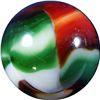 Image 1 : Marbles: Lot 149. Peltier Glass. NLR Christmas Tree. 5/8". Mint 9.5.