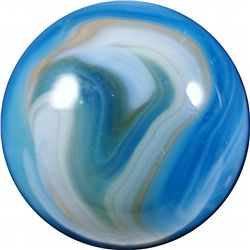 Marbles: Lot 151. Vitro Agate. V Patch. 13/16". Mint 9.9.