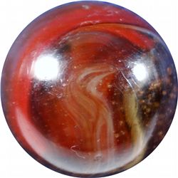 Marbles: Lot 153. Akro Agate Company. Experimental. 25/32". Mint 9.8.