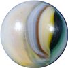 Image 2 : Marbles: Lot 158. Akro Agate Company. Sparkler. 5/8". Mint 9.7.