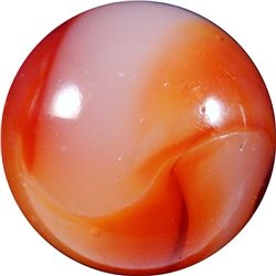 Marbles: Lot 159. Peltier Glass. Rainbo. Bloodie. 15/16 . Mint- 9.0.