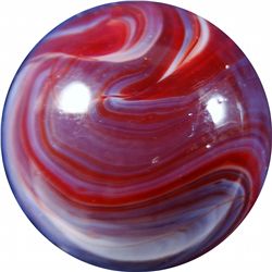 Marbles: Lot 162. Akro Agate Company. Cornelian. 25/32". Mint 9.9.