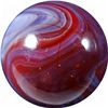 Image 2 : Marbles: Lot 162. Akro Agate Company. Cornelian. 25/32". Mint 9.9.