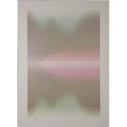 Audrey Grendahl Kuhn Signed Print Blue Mountain Lake 1