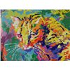 Image 2 : LeRoy Neiman Signed Art Print Trial Proof Ocelot 1973