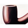 Image 2 : Rene Magritte Art Print on Canvas "This is Not a Pipe"
