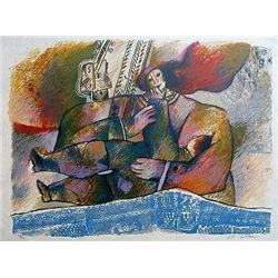 Theo Tobiasse Lithograph Signed and Numbered