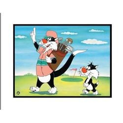 Number One Golfer Giclee Original Looney Tunes