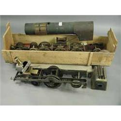 2 scratch built live steam part locomotives