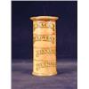 Image 1 : A l9th Century boxwood spice tower the four sections inscribed 'mace